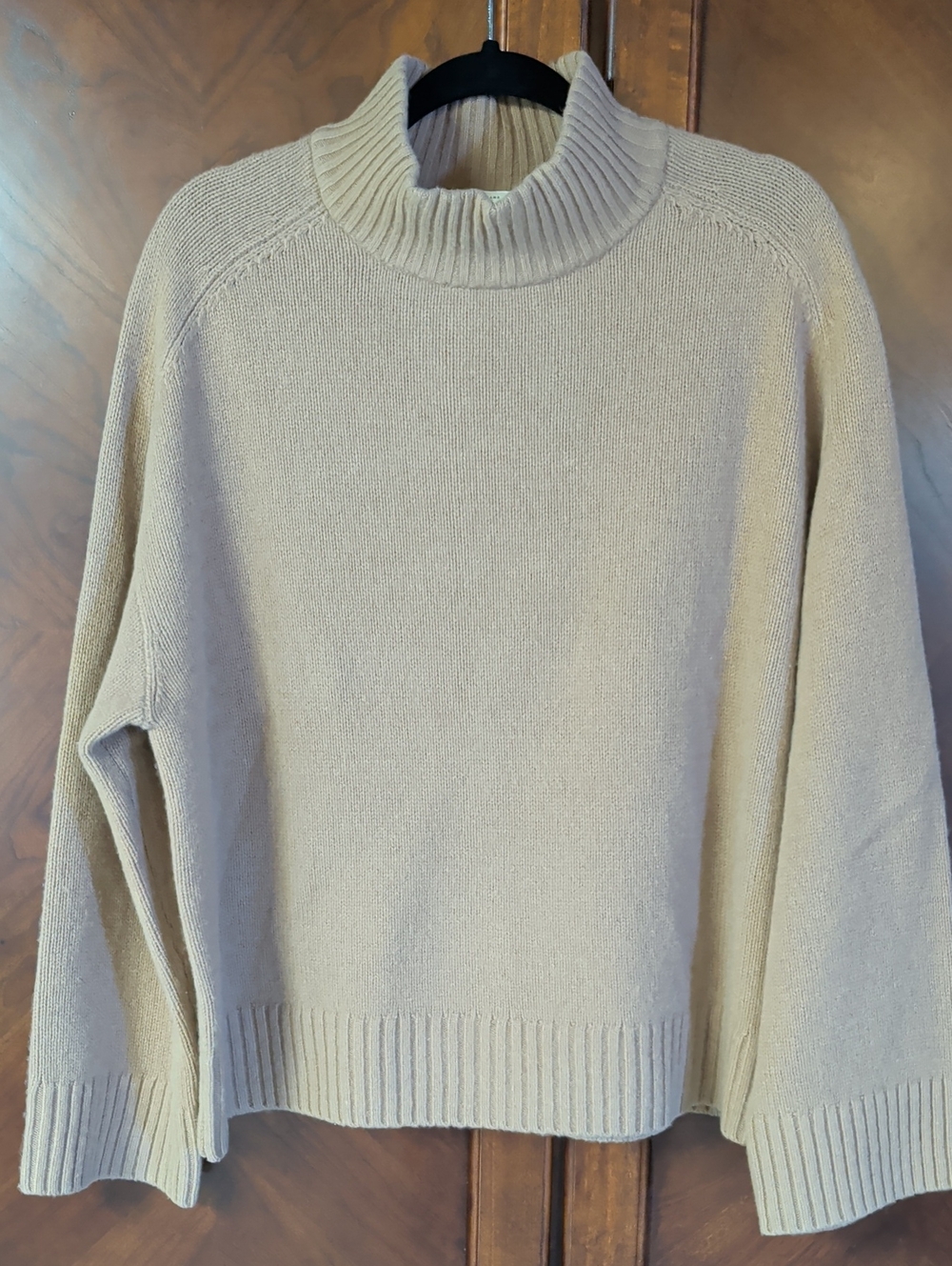 Sezane Camel Lauren Jumper Size XXL 100% Yak Wool
